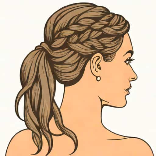 Front Braid Hairstyle