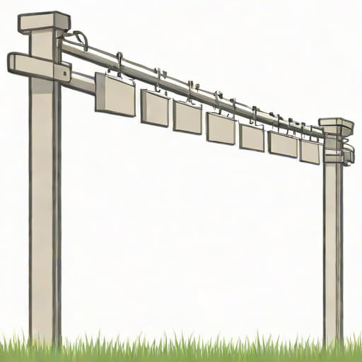 Galvanized Steel Clothesline Pole