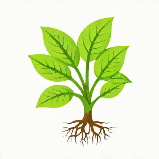 Green Gram Venation And Root System