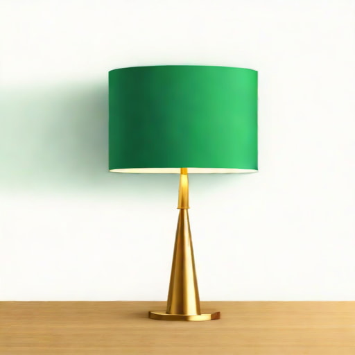 Green Velvet Lampshade