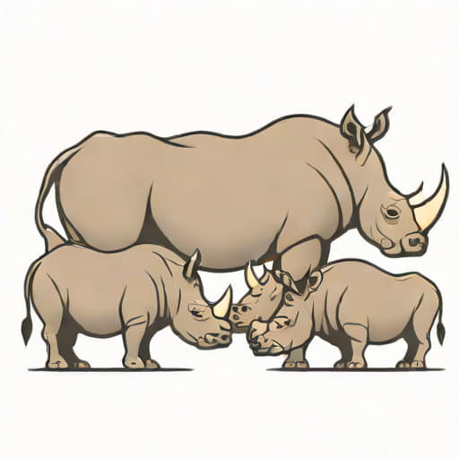 Group Of Rhinos Is Called Stubbornness