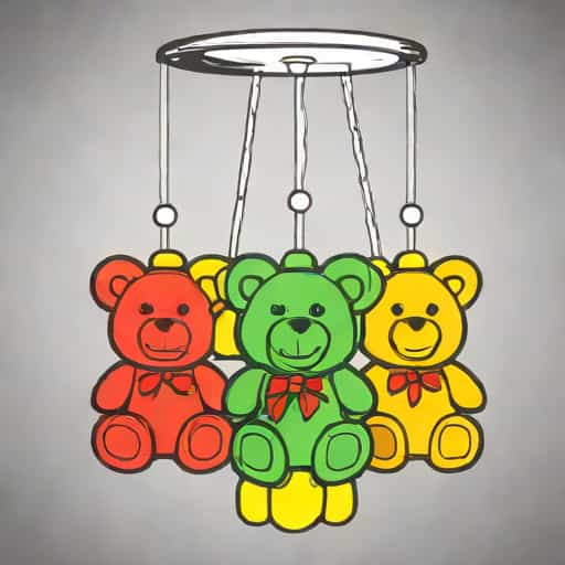 Gummy Bear Chandelier