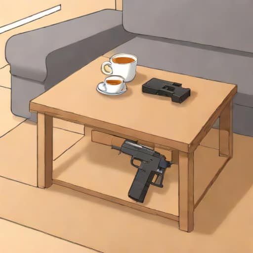 Gun Concealment Coffee Table