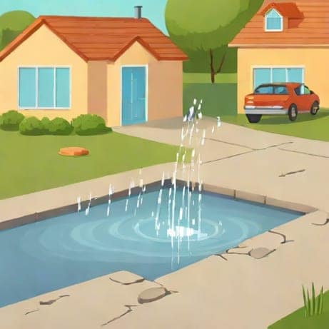How To Stop Water From Puddling On Driveway