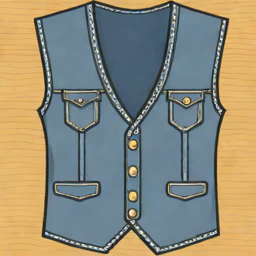 In The Style Denim Waistcoat