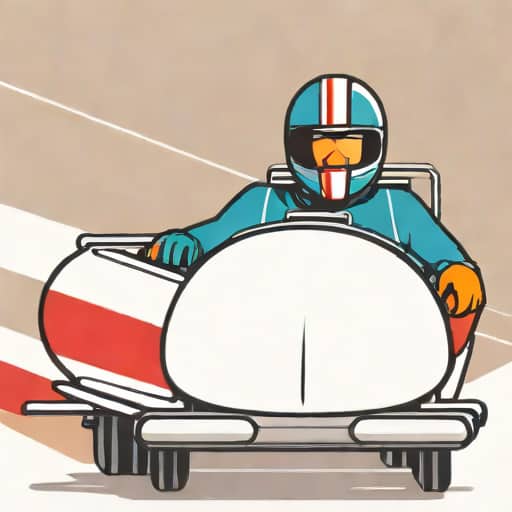 Indian Governor Seen In A Bobsleigh