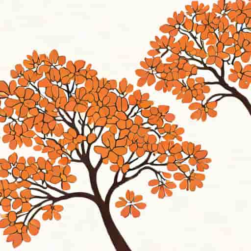 Jacaranda And Poinciana