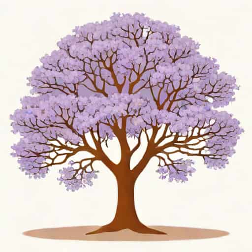 Jacaranda Baum Verboten