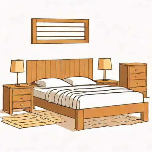 Japanese Joinery Bed Frame With Headboard