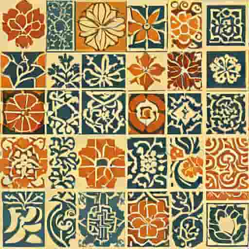 Japanese Majolica Tiles
