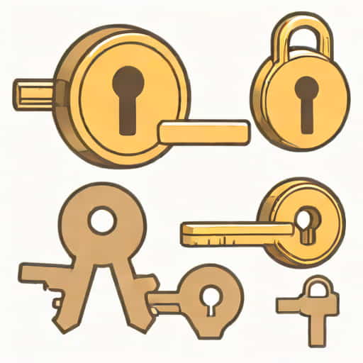 Jedo Budget Lock Key And Escutcheon