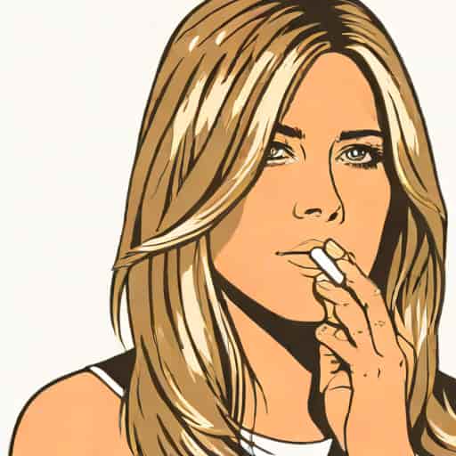 Jennifer Aniston Smoking
