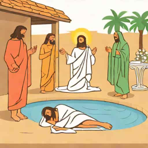 Jesus Heals The Paralytic By The Pool