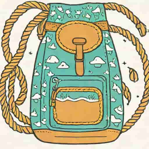 Kavu Rope Bag Whimsical Trail