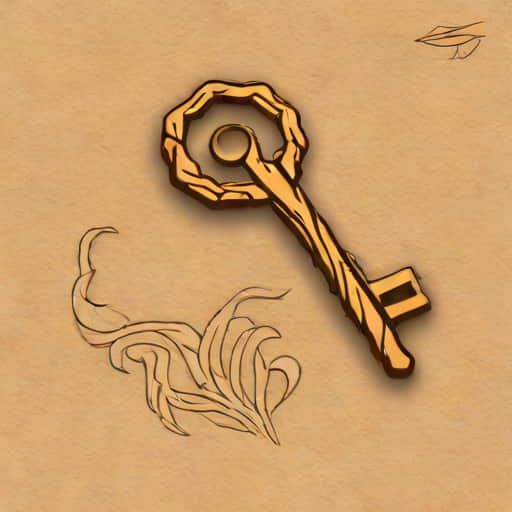 Key Grown From Twisted Wood Blasphemous
