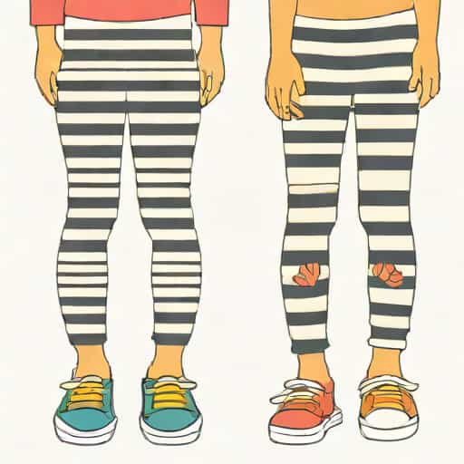 Kids Striped Leggings