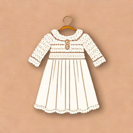 Knitted Christening Gown
