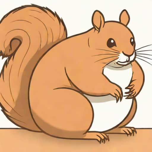 Look At This Fat Morbidly Obese Squirrel