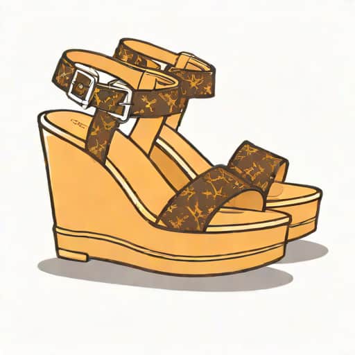 Louis Vuitton Starboard Wedge Sandal
