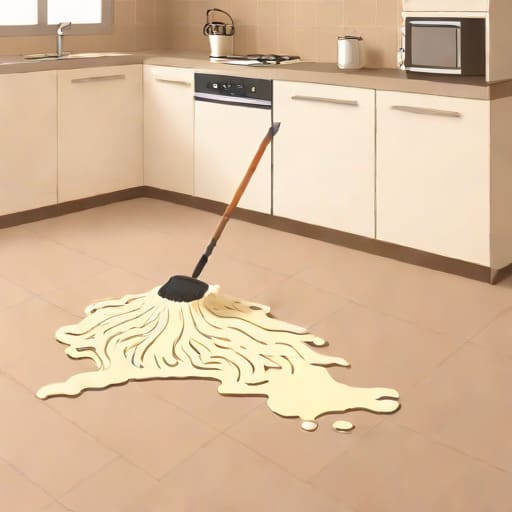 Mopped The Kitchen Floor