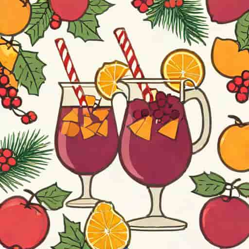 Non Alcoholic Christmas Sangria