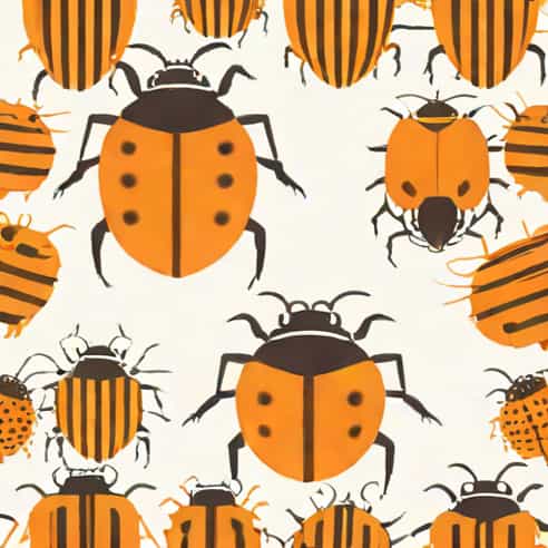 Orange And Black Bug