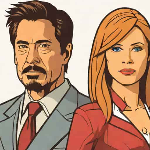 Pepper Potts And Tony Stark