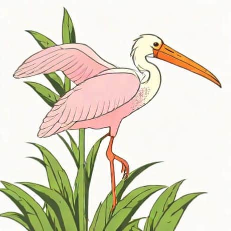 Picture Of A Roseate Spoonbill