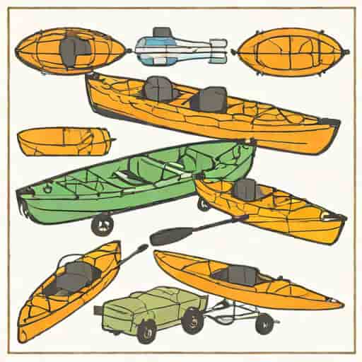 Quest Scupper And Bunk Kayak Cart