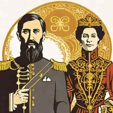 Rasputin And Czarina Alexandra