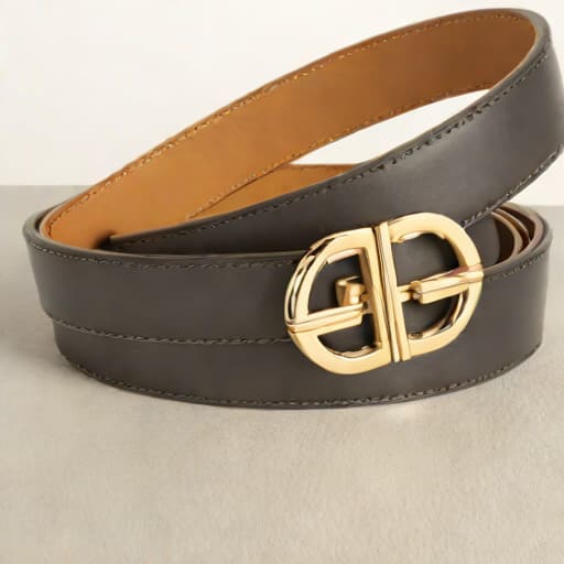 Reversible Anagram Belt In Smooth Calfskin