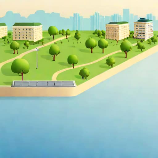 River Ishim Embankment