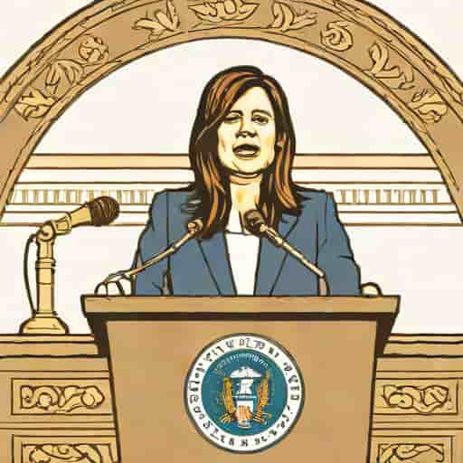 Sarah Huckabee Sanders Lectern