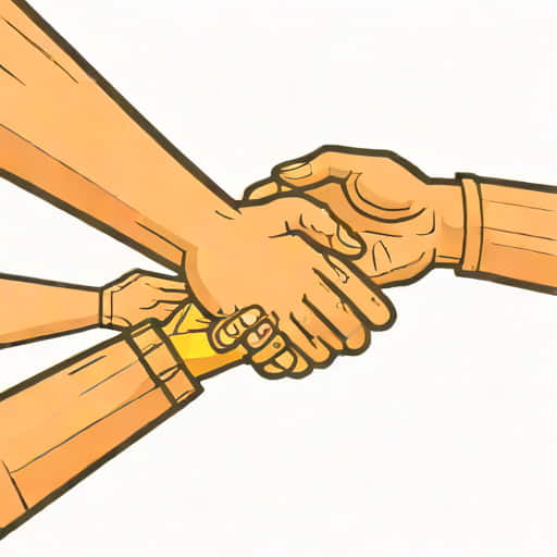 Scout Sign Salute And Handshake