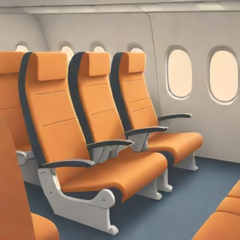 Seating On Fokker 100