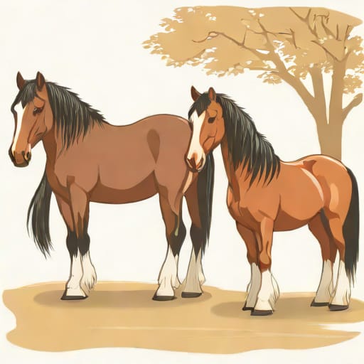Shire Horse Compared To Clydesdale