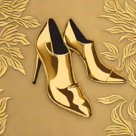 Steve Madden Envious Gold Leather