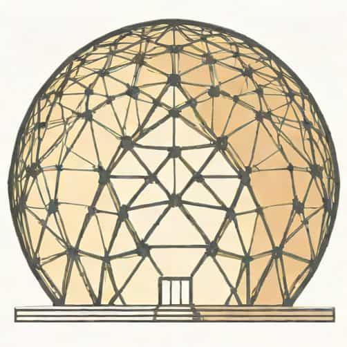 Template For Geodesic Dome