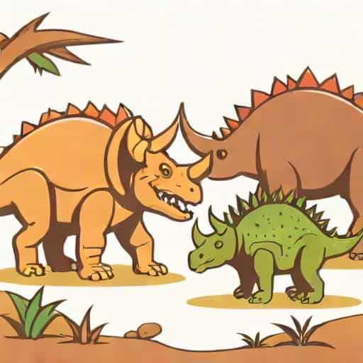 Triceratops Vs Stegosaurus