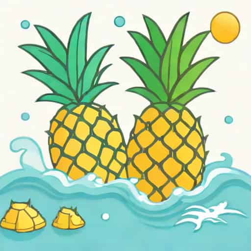 Under The Sea Pineapple Frosty