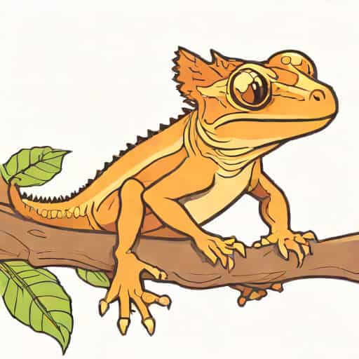 Underfed Crested Gecko