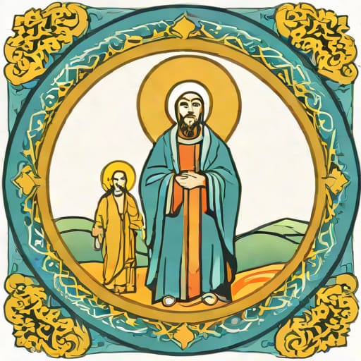 Une Sainte En Son Aureole