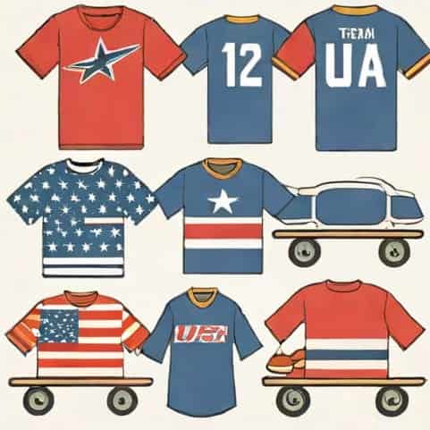 Usa Skateboarding Team Jersey
