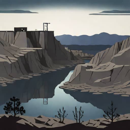 Utica Quarry Nighttime