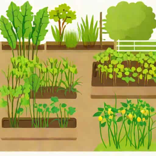 Vegetable Garden Overgrown With Weeds