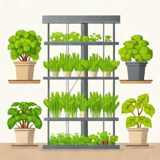 Vertical Hydroponic Garden Tower