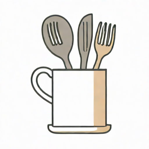Vertical Utensil Holder