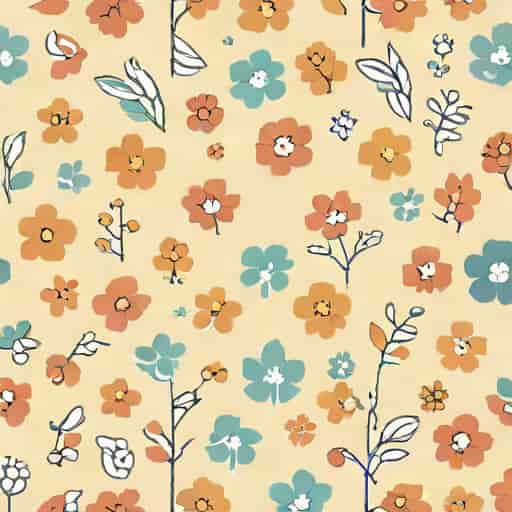 Vintage Ditsy Wallpaper