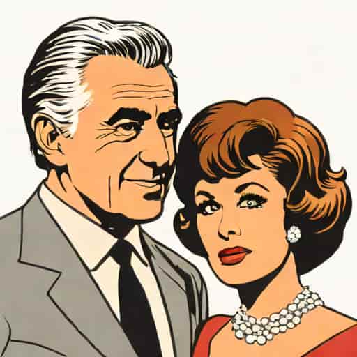 Vittorio De Sica E Gina Lollobrigida