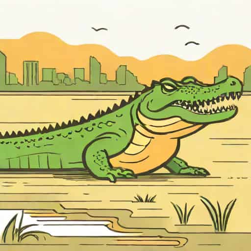 What Is The Plot Of The Story Outwitting A Crocodile